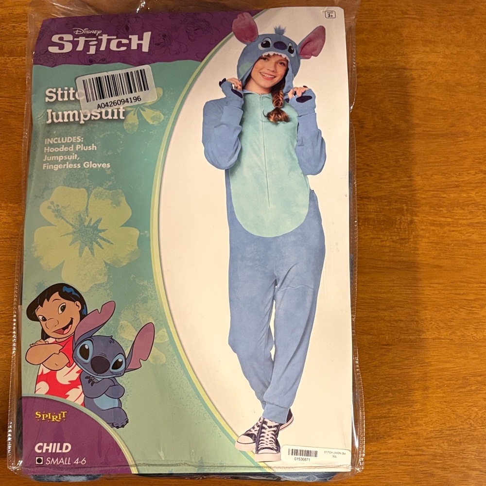 Spirit Blue Stitch Jumpsuit Costume